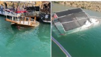 CEP TELEFONU - Şanlıurfa'nın Halfeti ilçesinde tur teknesi battı! Olaydan yeni görüntüler ortaya çıktı