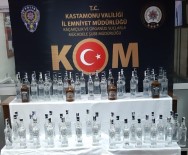 Yolcu Otobüsünde 65 Şişe Kaçak İçki Şişesi Yakalandı