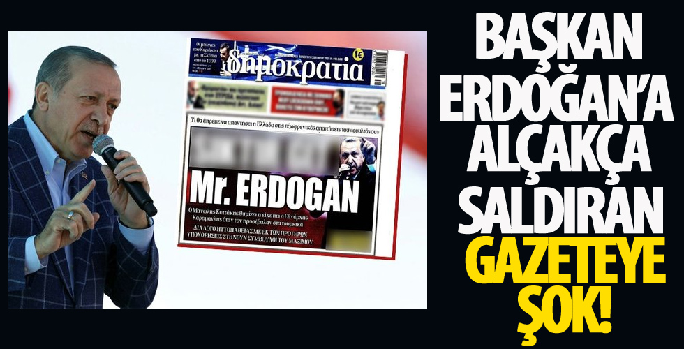 Başkan Erdoğan'a hakaret eden Yunan Gazetesi Dimokratia’nın sitesi hacklendi