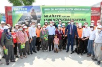 Büyükşehir Belediyesinin Projesiyle 60 Aileye Toplam Bin 500 Küçükbaş Hayvan Verilecek