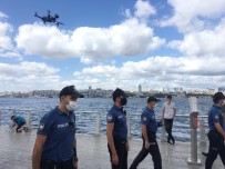 Üsküdar'da Drone Destekli Koronavirüs Denetimi