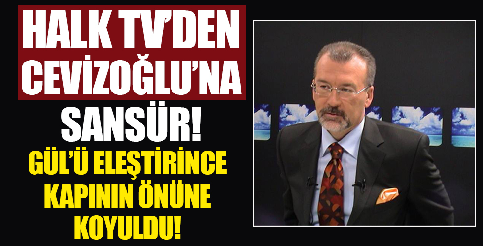 Halk TV’den Hulki Cevizoğlu’na sansür!