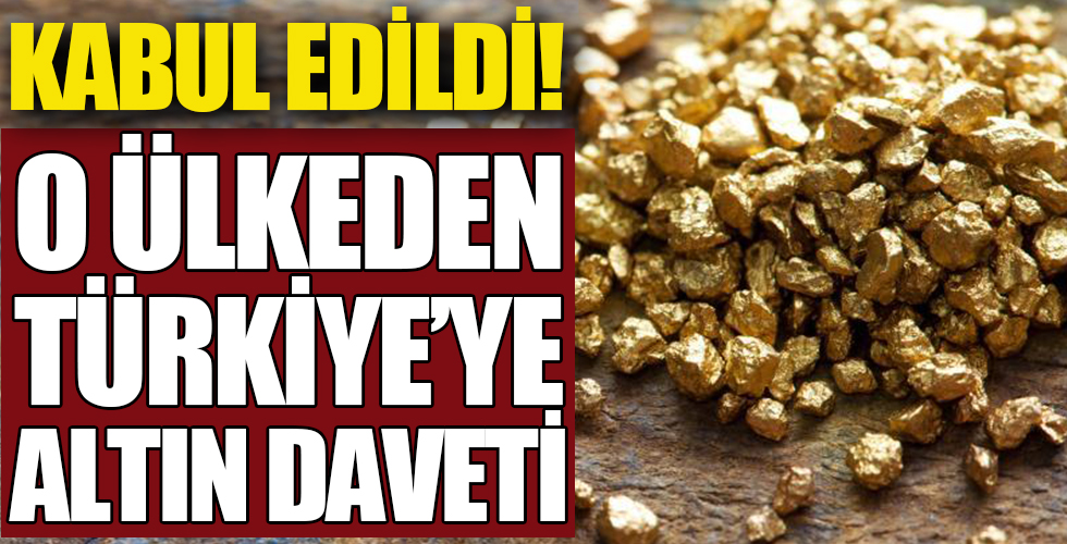 Kabul edildi! O ülkeden Türkiye'ye altın daveti