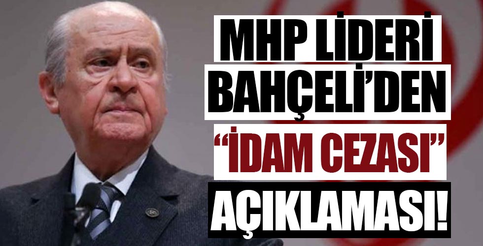 MHP lideri Devlet Bahçeli'den flaş açıklama!