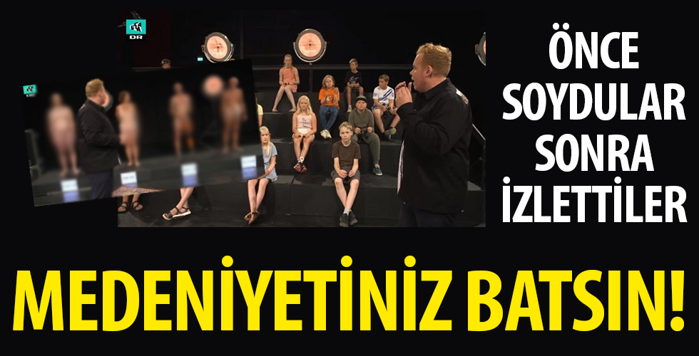 Medeniyetiniz batsın! Danimarka'daki skandal programa tepki yağdı