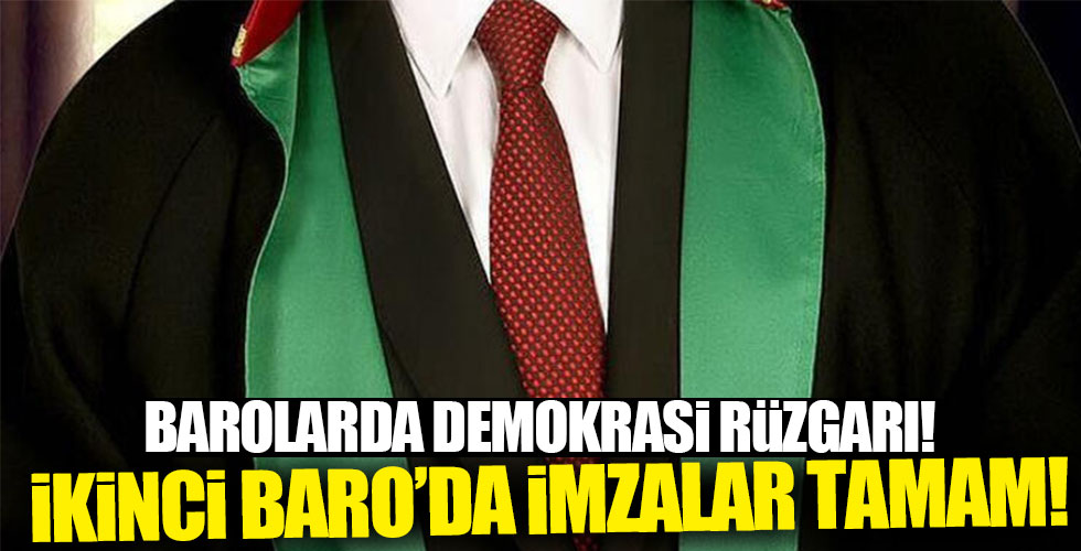 İkinci Baro'da imzalar tamam!