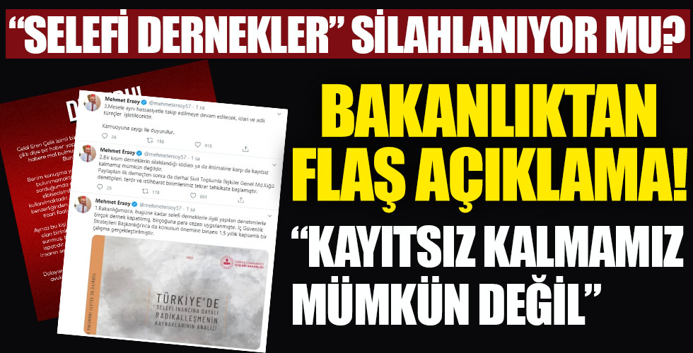 'Selefi dernekler' silahlanıyor mu?