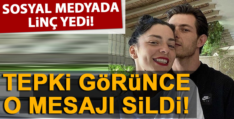 Sosyal medyada linç yedi! Mesajını sildi!