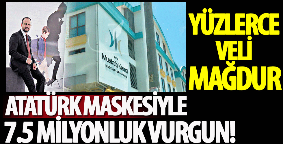 Atatürk maskesiyle 7.5 milyonluk vurgun