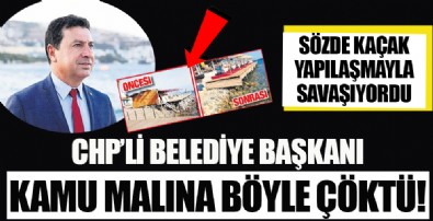 CHP’li Bodrum Belediye Başkanı Ahmet Aras kamu malına çöktü