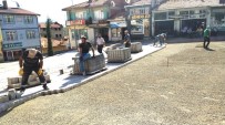 Hisarcık'ta Beton Parke Çalışmaları Haberi