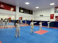 Minik Karateci Kızlar Antrenmanlara Tekrar Başladı Haberi