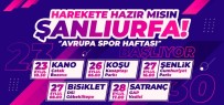 Şanlıurfa'da Avrupa Spor Haftası Etkinlikleri Düzenlenecek Haberi