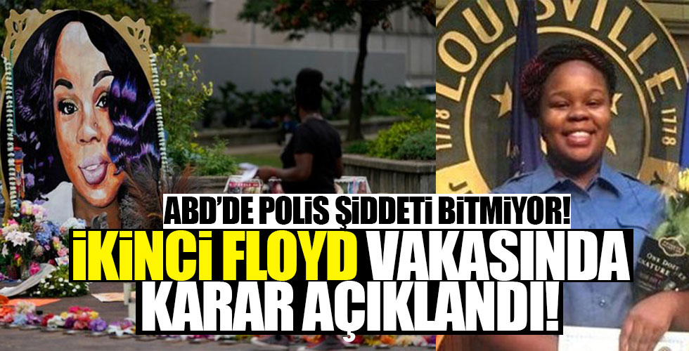 ABD'de polis şiddeti bitmiyor! İkinci Floyd vakasında karar verildi!