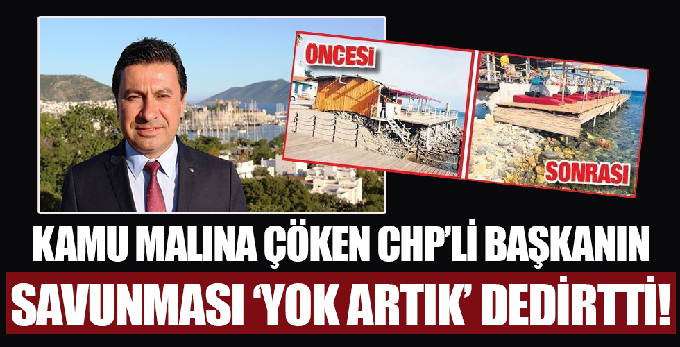 CHP’li Başkandan komik savunma