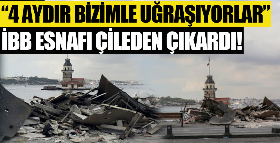 İBB esnafı çileden çıkardı! Esnaftan CHP'li İBB'ye büyük tepki