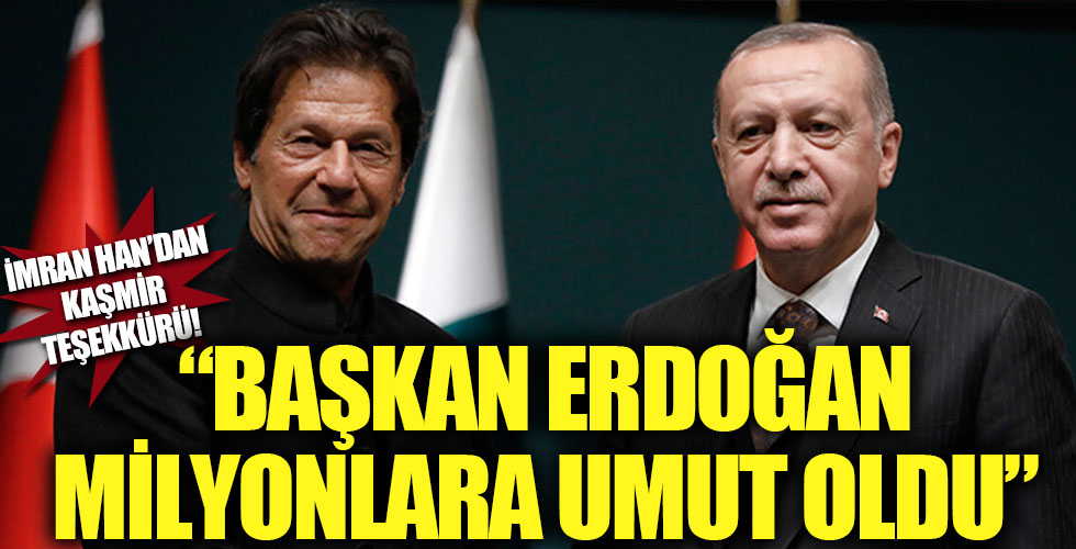 İmran Han'dan Başkan Erdoğan'a teşekkür!