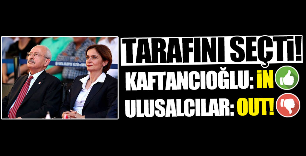 Kılıçdaroğlu Kaftancıoğlu'nu savundu!