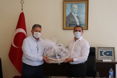 NTO Başkanı Arslan, Sultanhisar Kaymakamı Aydemir'i Ziyaret Etti