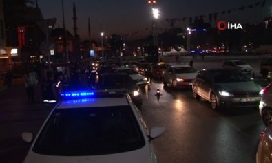 Taksim'de Yeditepe Huzur Uygulaması, Adeta Kuş Uçurtulmadı