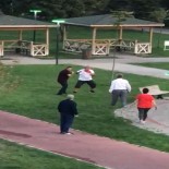 Bursa'da Çimlere Basma Kavgası