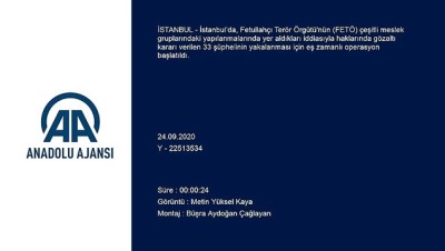 İstanbul'da FETÖ'den Aranan Şüphelilere Yönelik Operasyon