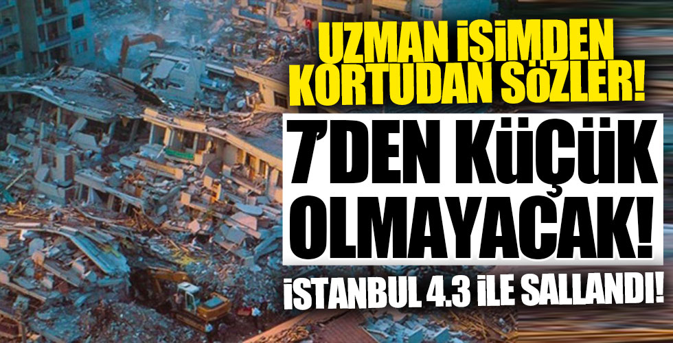 İşte beklenen İstanbul depreminin asıl boyutu!