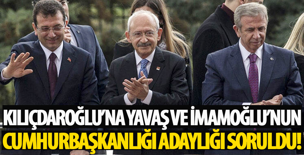 Kılıçdaroğlu’ndan flaş cumhurbaşkanı adaylığı açıklaması