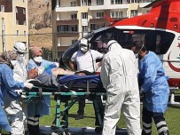 Korona Hastası Yaşlı Adam Ambulans Helikopter İle Hastaneye Kaldırıldı Haberi