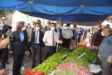 Pazar Yerlerinde Kurallara Uymayan 6 Kişiye Ceza Kesildi