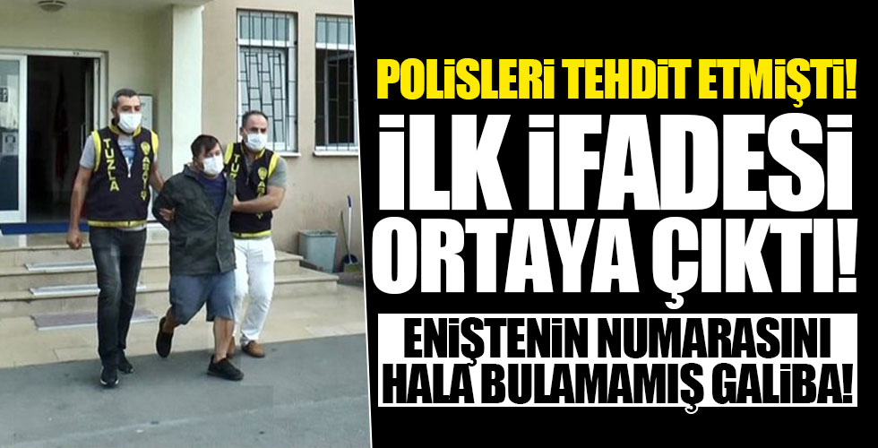 Tuzla'da polisleri tehdit etmişti adliyeye sevk edildi!