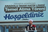 Prof. Dr. Erbaş, Mezun Olduğu Okulun Temel Atma Törenine Katıldı