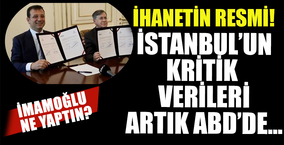 ABD'li yazılım şirketinin CHP'li İBB'ye verdiği 5 milyon dolarlık hibe neyin karşılığı?