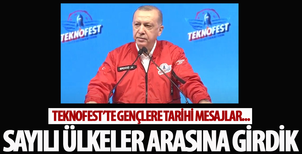 Başkan Erdoğan'dan TEKNOFEST 2020'de önemli açıklamalar