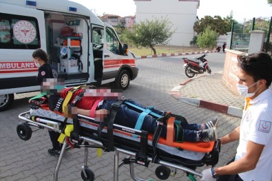 Kula'da Motosiklet Kazası Açıklaması 1 Ağır Yaralı