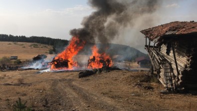 Kastamonu'da Çıkan Yangında 6 Yayla Evi Küle Döndü