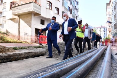 Trabzon'un İçme Suyu Hattını Yenileme Çalışmaları Devam Ediyor