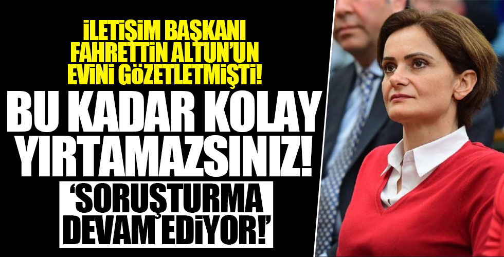 Bu kadar kolay yırtamazsın Kaftancıoğlu!