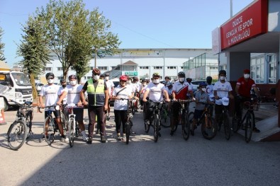 Düzce'de Bisiklet Turu Düzenlendi