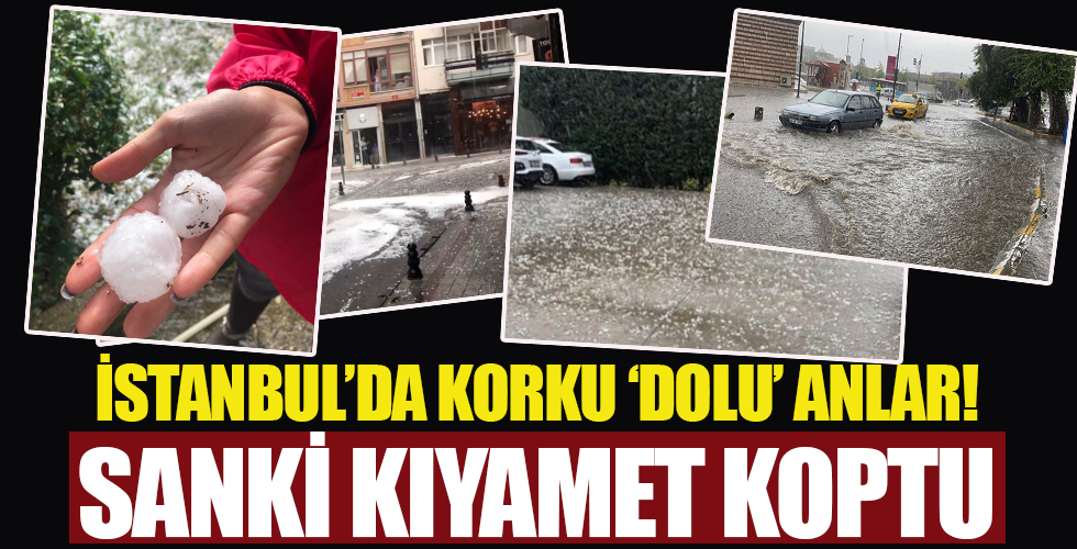 İstanbul'da korkutan görüntüler!