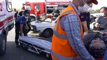Kırıkkale'de İki Otomobil Çarpıştı Açıklaması 6 Yaralı
