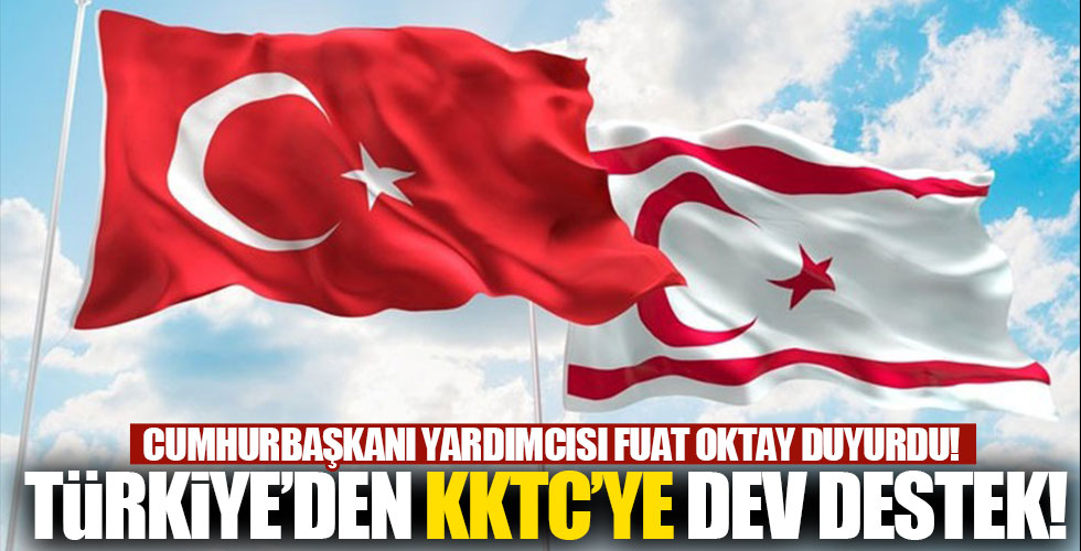Türkiye'den KKTC'ye dev destek!