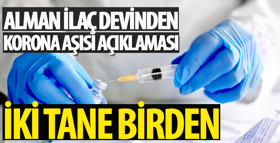Alman ilaç devinden korona aşısı açıklaması