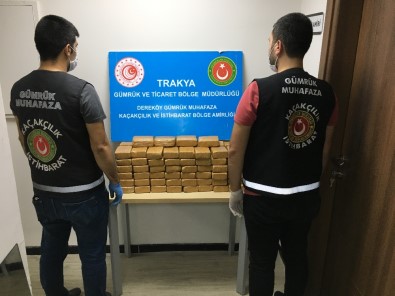 Dereköy Gümrük Kapısı'nda 50,9 Kilo Eroin Ele Geçirildi