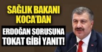 GİRESUN - Fahrettin Koca'dan 'Erdoğan' sorusuna tokat gibi cevap