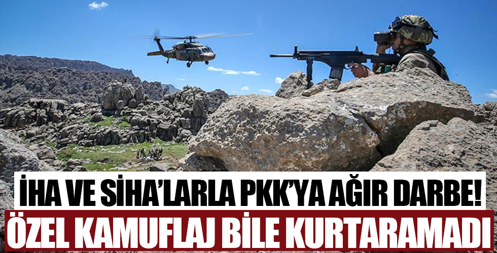 İHA ve SİHA’lardan PKK'ya ağır darbe