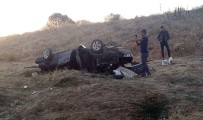Konya'da Otomobil Şarampole Devrildi Açıklaması 1 Ölü, 2 Yaralı Haberi