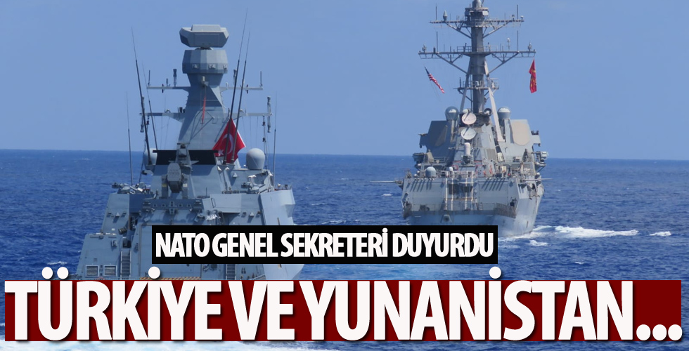 NATO: Türkiye ve Yunanistan görüşmelere başlamayı kabul etti