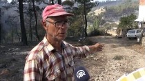 Orman Yangınında Saçı Sakalı Yanan Emekli Öğretmen Evini Alevlerden Kurtarmayı Başardı Haberi