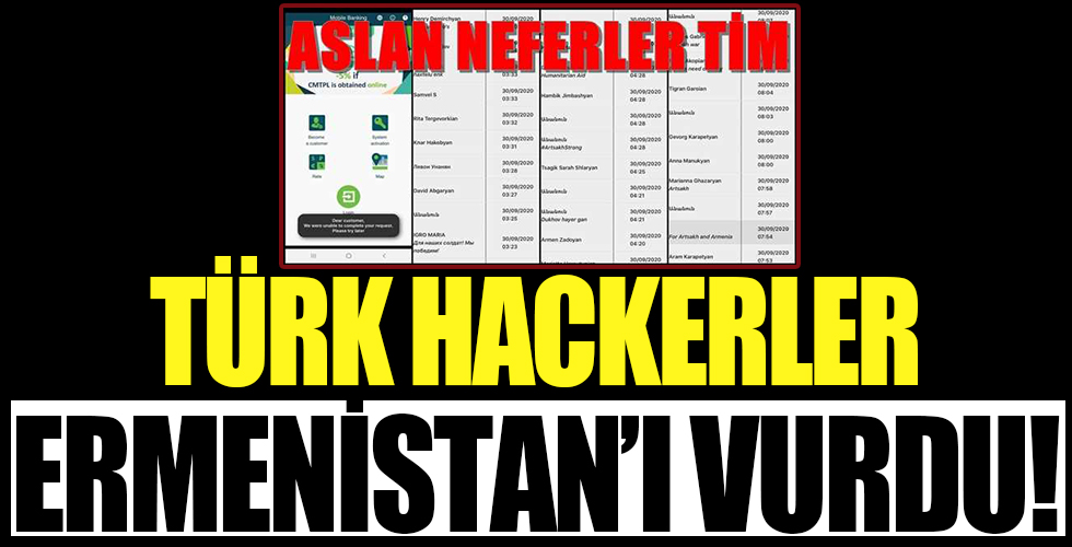 Türk hackerler Ermenistan'ı vurdu!